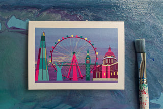 London Landmarks Greetings Card