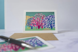 Enchanting Nature Botanical Greetings Card