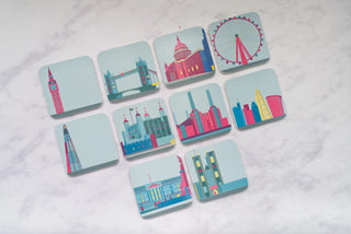 London Landmarks Coasters (set of 4)