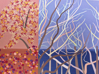Seasons on Tooting Bec Common Art Print