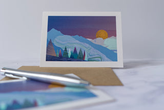 Winter Forest Greetings Card
