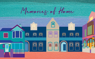 Art originals and prints as a memory of home