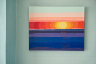 Inspired by sunsets: original paintings for a sense of relaxation