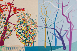 Seasons on Crystal Palace Park Art Print