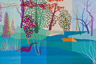 Seasons on Crystal Palace Park Art Print