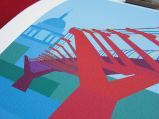 Millennium Bridge London Print
