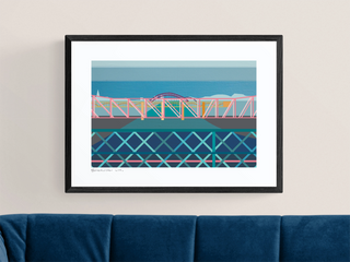 Bridges Over The Tyne, Newcastle Print