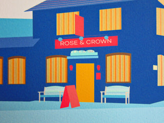 The Rose & Crown Pub, Tooting Art Print