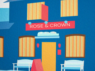 The Rose & Crown Pub, Tooting Art Print