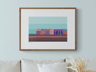 Seaside Homes Coastal Art Print