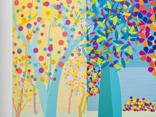 Close-up detail of Spring and Summer trees from New Forest commission