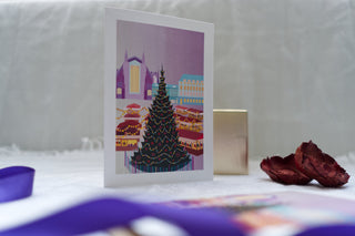 Christmas Market Greetings Card