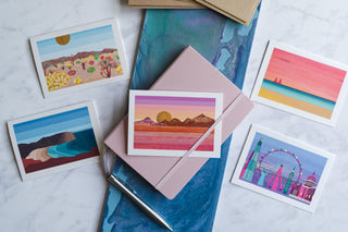 Dreamy Landscapes: Globally Inspired Greetings Card Set
