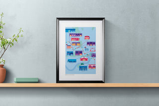 Bakerloo Line Southbound Art Print