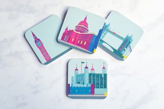 London Landmarks Coasters (set of 4)