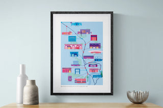 Northern Line Northbound Art Print
