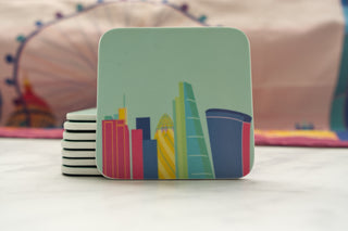 London Landmarks Individual Coasters