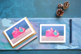 Sleigh Bells Ring Christmas Greetings Card