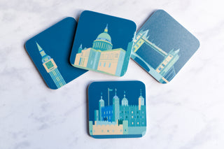 London Landmarks Coasters (set of 4)