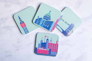 London Landmarks Coasters (set of 4)